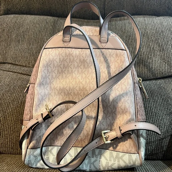 Michael Kors Rhea Zip Ballet Multi Medium Backpack - Picture 2 of 6